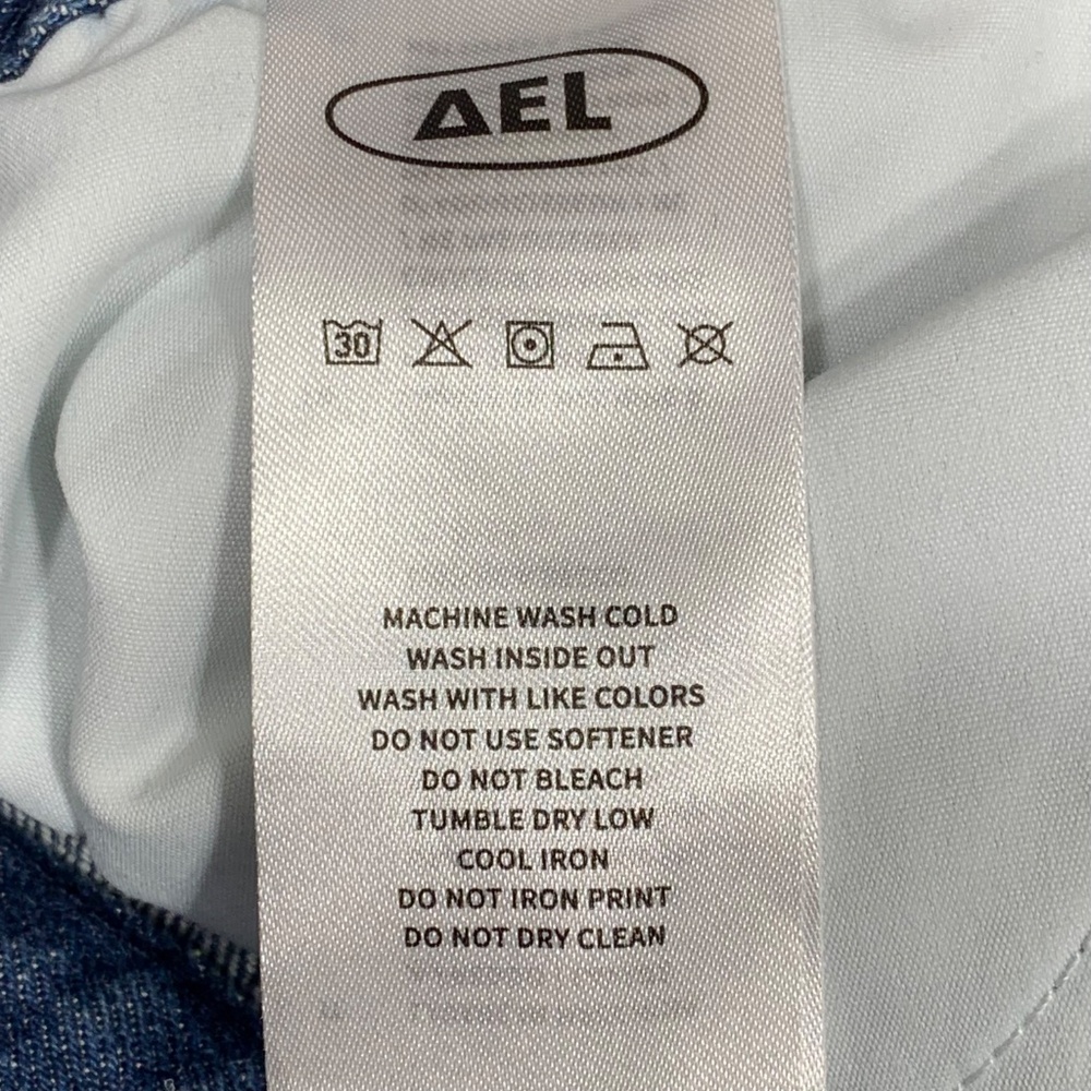 Aelfric Eden‎ Distressed Jeans Mens 30 Blue Ripped Patchwork Streetwear Straight - Picture 10 of 10